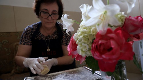 Albania town where everything's coming up roses