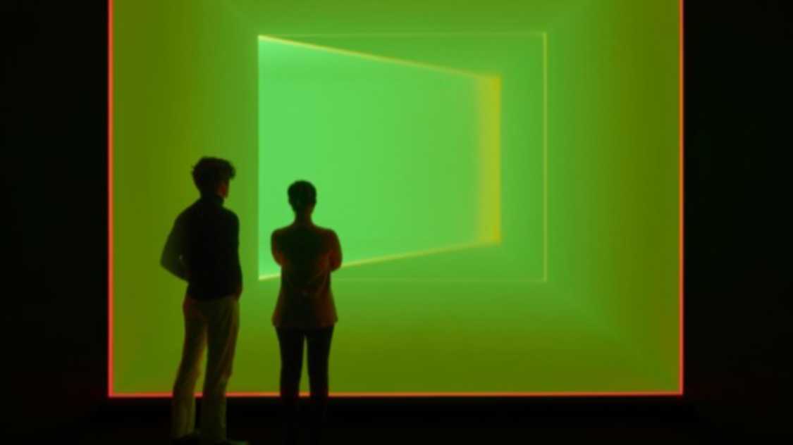 At the latest exhibition by 'master of light' James Turrell, seeing is believing