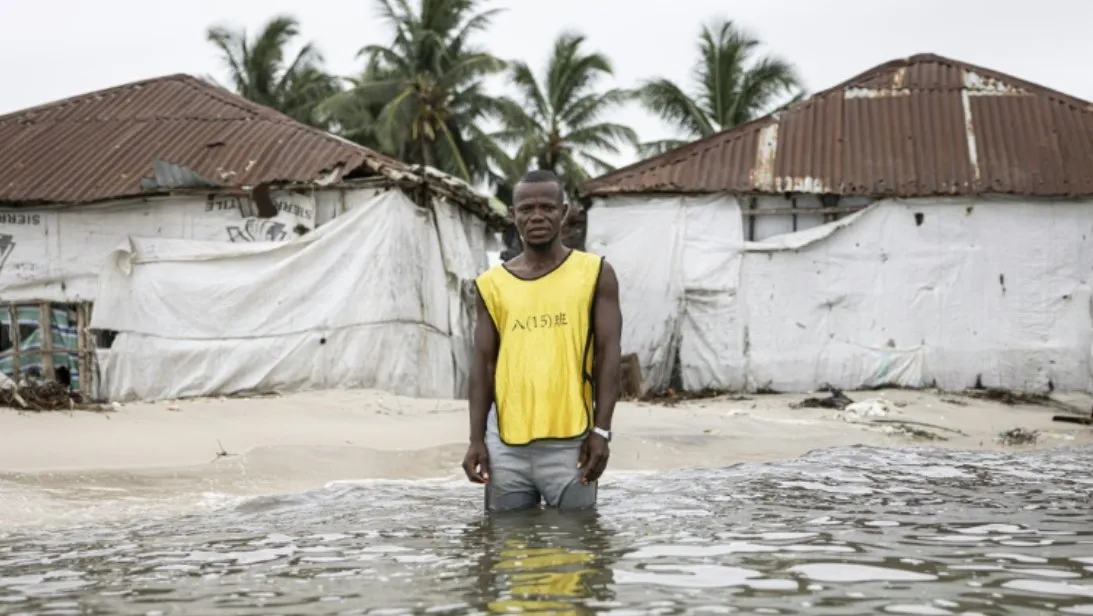 S.Leone islanders despair as rising ocean threatens survival
